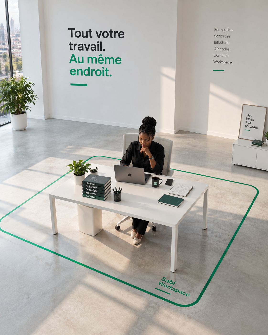 SABI Workspace relie le contexte, les données, les documents et les actions d'un projet